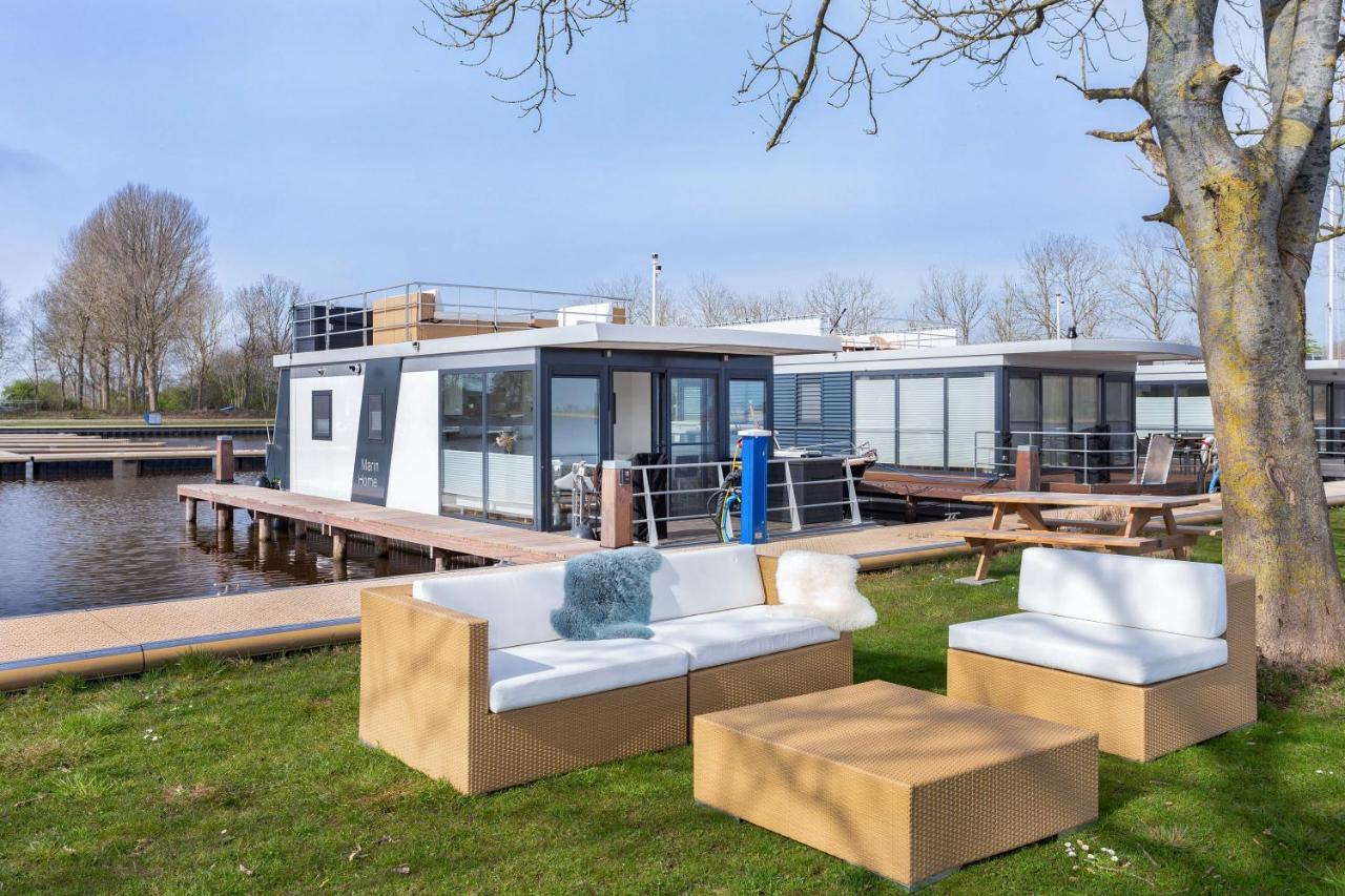 Welcome In - Houseboat Agua Dolce Met Tuin, Paviljoenwei 4, Sneek - Offingawier Exterior photo
