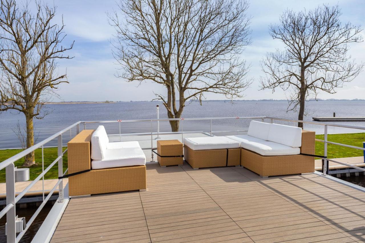 Welcome In - Houseboat Agua Dolce Met Tuin, Paviljoenwei 4, Sneek - Offingawier Exterior photo